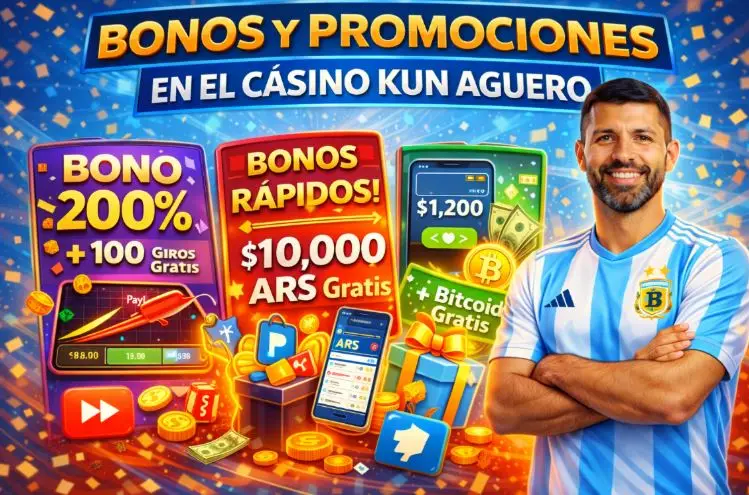 Bonos y promociones en el casino Kun Aguero